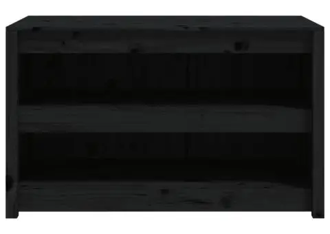 Dulap bucătărie de exterior negru, 106x55x64 cm, lemn masiv pin - 4/5