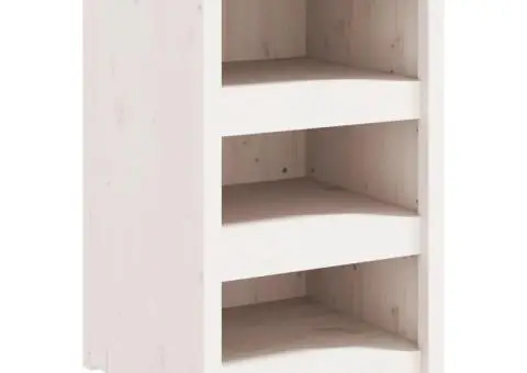 Dulap bucătărie de exterior, alb, 55x55x92 cm, lemn masiv pin - 2/5