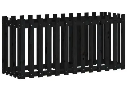 Pat înălțat grădină design gard 150x50x70 cm lemn de pin tratat - 2/5