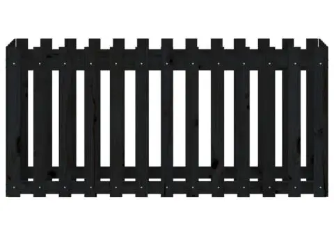 Pat înălțat grădină design gard 150x50x70 cm lemn de pin tratat - 5/5