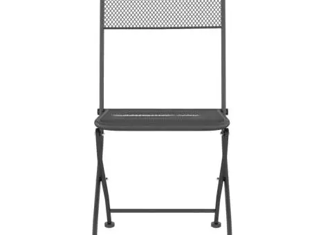 Set de masă pentru grădină, 7 piese, plasă metalică antracit - 5/5