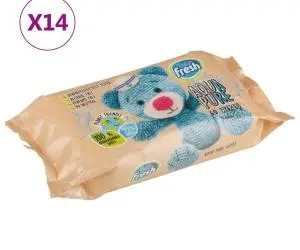 vidaXL Șervețele pentru bebeluși, 14 pachete, 840 șervețele