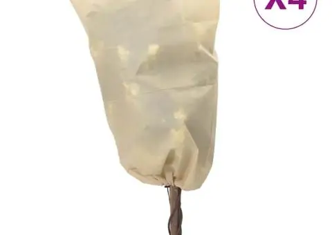 Huse de fleece pentru plante cu șnur 4 buc 70 g/m² 0,8x1 m - 1/5