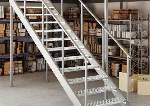 Treaptă tip grătar, 100x24x7 cm, oțel galvanizat - 3/5