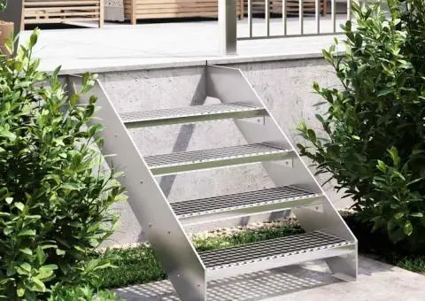 Treaptă tip grătar, 70x24x7 cm, oțel galvanizat - 1/5