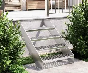 vidaXL Treaptă tip grătar, 70x24x7 cm, oțel galvanizat