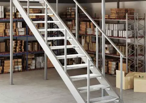 Treaptă tip grătar, 70x24x7 cm, oțel galvanizat - 3/5