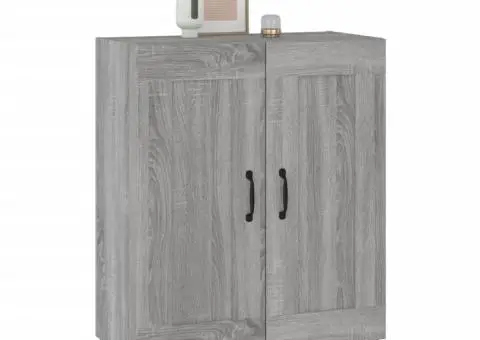 Dulap, gri sonoma, 69,5x34x90 cm, lemn compozit - 5/5