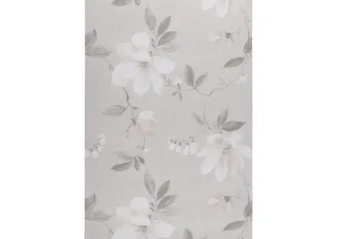 Tapet cu model flori 3D, gri, 10x0,53 m, nețesut - 5/5