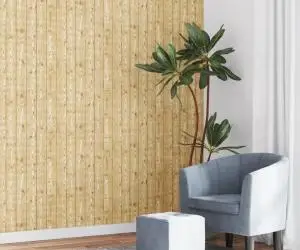 vidaXL Tapet 3D, model lemn, maro, 10x0,53 m, nețesut