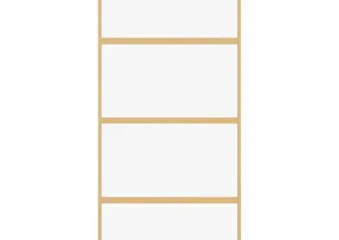 Ușă glisantă, auriu, 90x205 cm, sticlă ESG mată și aluminiu - 4/5