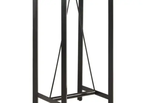 Masă de bar, 55x55x107 cm, lemn masiv de mango și fier - 1/5