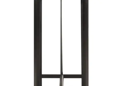 Masă de bar, 55x55x107 cm, lemn masiv de mango și fier - 3/5