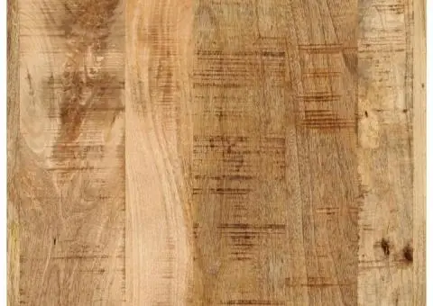 Masă de bar, 55x55x107 cm, lemn masiv de mango și fier - 4/5