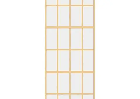 Ușă glisantă auriu 76x205 cm sticlă ESG transparentă/aluminiu - 4/5