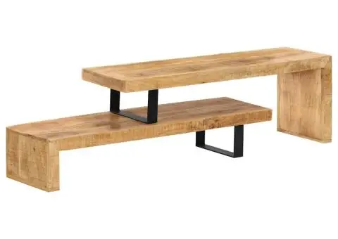 Comodă TV, lemn masiv de mango - 2/5