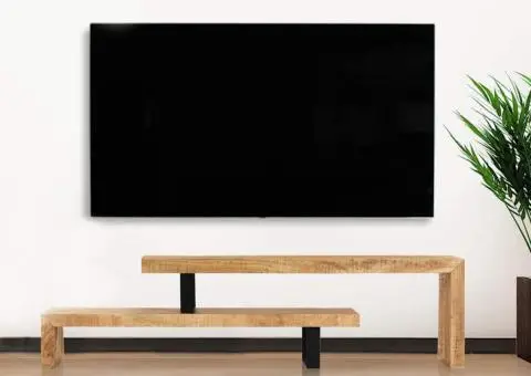 Comodă TV, lemn masiv de mango - 4/5