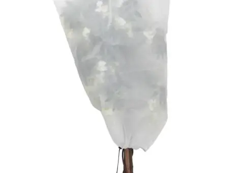 Huse pentru plante din fleece cu șnur 12 buc. 70 g/m² 0,8x0,8 m - 2/5