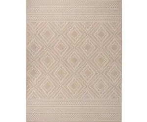 vidaXL Covor de exterior, dungi maro, 160x230 cm, țesătură plată