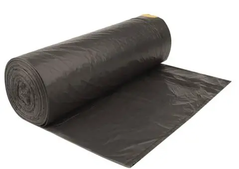 Saci de gunoi cu șnururi 250 buc. negru 120 L - 5/5