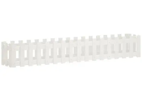 Pat înălțat grădină design gard 200x30x30 cm lemn impregnat pin - 2/5