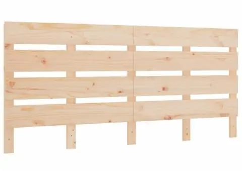 Tăblie de pat, 180x3x80 cm, lemn masiv de pin - 2/5