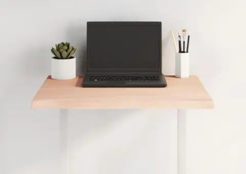 Blat masă 60x50x2 cm lemn masiv stejar netratat contur organic - 3/5