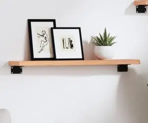 vidaXL Poliță perete maro deschis 60x10x2 cm lemn masiv stejar tratat