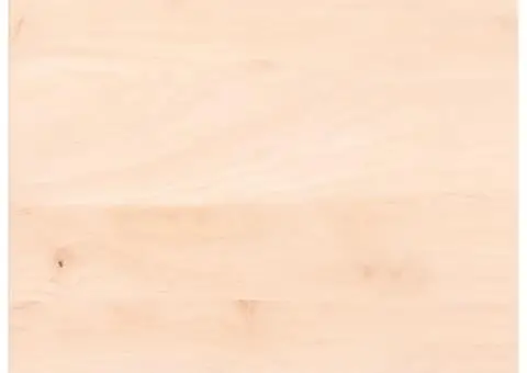 Blat de baie, 60x60x2 cm, lemn masiv netratat - 3/5