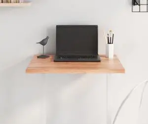 vidaXL Blat de masă maro deschis 60x40x2 cm, lemn masiv stejar tratat