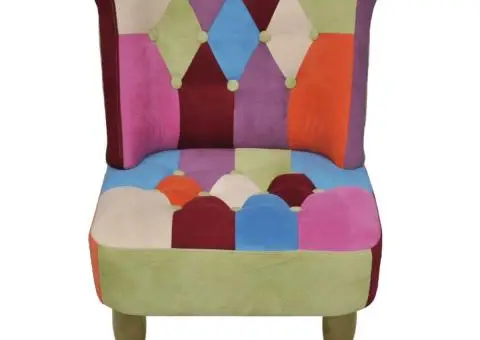 Fotoliu franțuzesc, model mozaic, material textil - 2/5