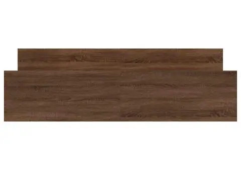 Cadru de pat cu tăblie la cap/picioare, stejar maro, 160x200 cm - 5/5