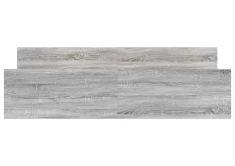 Cadru de pat cu tăblie la cap/picioare, gri sonoma, 180x200 cm - 5/5