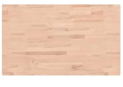 Blat de baie, 100x60x4 cm, lemn masiv de fag - 2/5