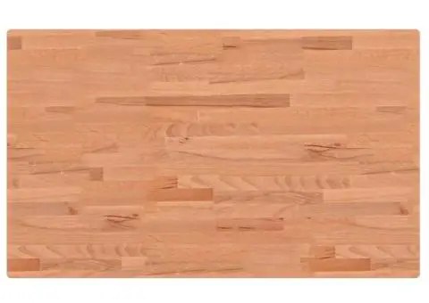 Blat de baie, 100x60x2,5 cm, lemn masiv de fag - 2/5
