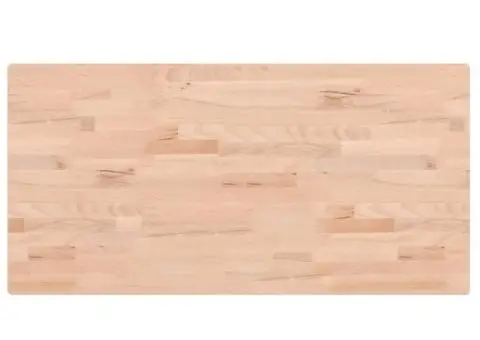 Blat de baie, 100x50x2,5 cm, lemn masiv de fag - 2/5