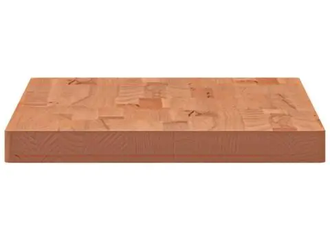 Blat de baie, 100x50x4 cm, lemn masiv de fag - 5/5