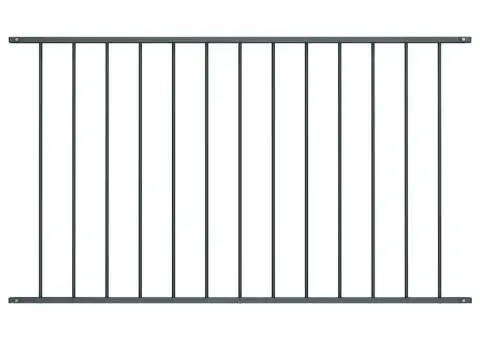 Panou de gard, antracit, 1,63 x 1 m, oțel vopsit electrostatic - 1/4