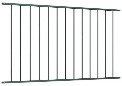 Panou de gard, antracit, 1,63 x 1 m, oțel vopsit electrostatic - 2/4