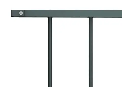 Panou de gard, antracit, 1,63 x 1 m, oțel vopsit electrostatic - 3/4