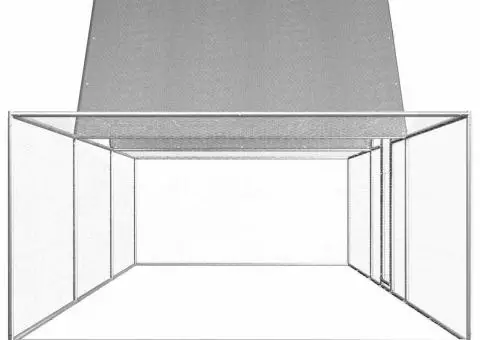 Coteț pentru păsări, 6 x 2 x 2 m, oțel galvanizat - 3/5