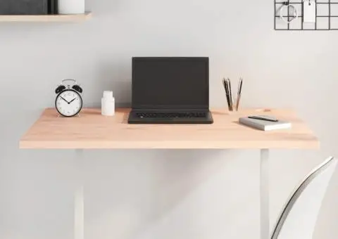 Blat de birou, 100x60x2,5 cm, lemn masiv de fag - 1/5