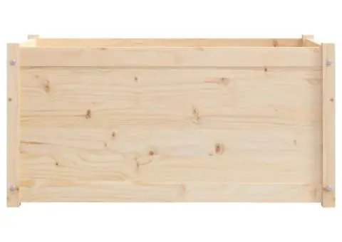 Jardinieră de grădină, 100x50x50 cm, lemn masiv de pin - 4/5