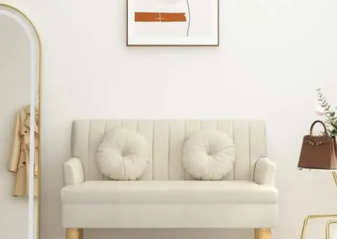 Banchetă cu perne, 113x64,5x75,5 cm, in - 1/5