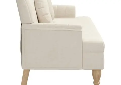 Banchetă cu perne, 113x64,5x75,5 cm, in - 4/5