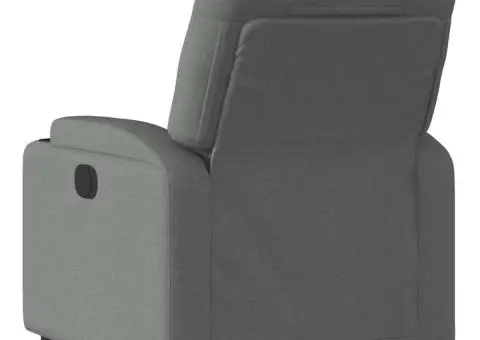 Fotoliu rabatabil, gri închis, material textil - 5/5