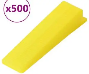 vidaXL Pene de nivelare a plăcilor, 500 buc