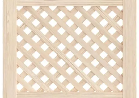 Uși de dulap cu zăbrele 2 buc. 39,5x39,5 cm lemn masiv de pin - 3/5