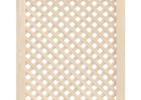 Uși de dulap cu zăbrele 2 buc. 49,5x61,5 cm, lemn masiv de pin - 3/5