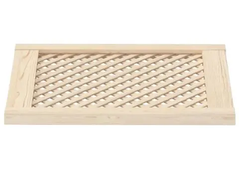 Uși de dulap cu zăbrele 2 buc. 49,5x61,5 cm, lemn masiv de pin - 4/5